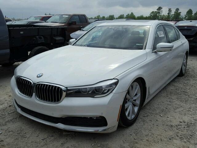 WBA7E2C50GG547996 - 2016 BMW 740 I WHITE photo 2