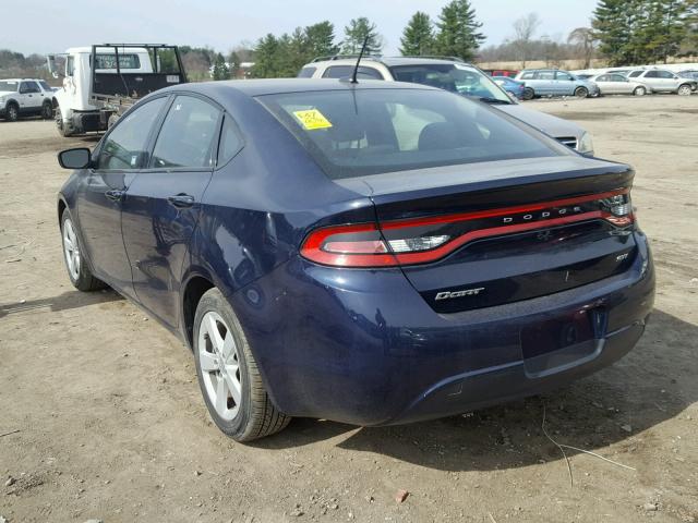 1C3CDFBBXGD623619 - 2016 DODGE DART SXT BLUE photo 3