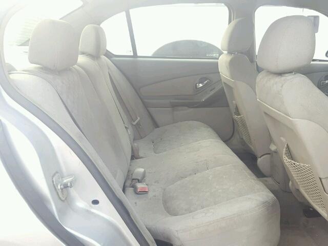 1G1ZT52815F300013 - 2005 CHEVROLET MALIBU LS ვერცხლისფერი ფოტო 6