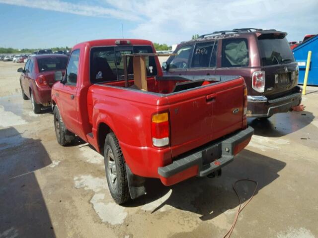 1FTYR10C3YPB34948 - 2000 FORD RANGER RED photo 3