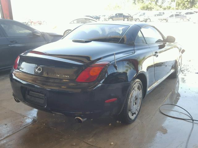 JTHFN48Y920005258 - 2002 LEXUS SC 430 BLACK photo 4