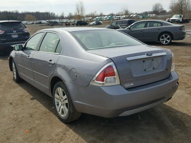 3FAFP08Z86R204665 - 2006 FORD FUSION SEL GRAY photo 3