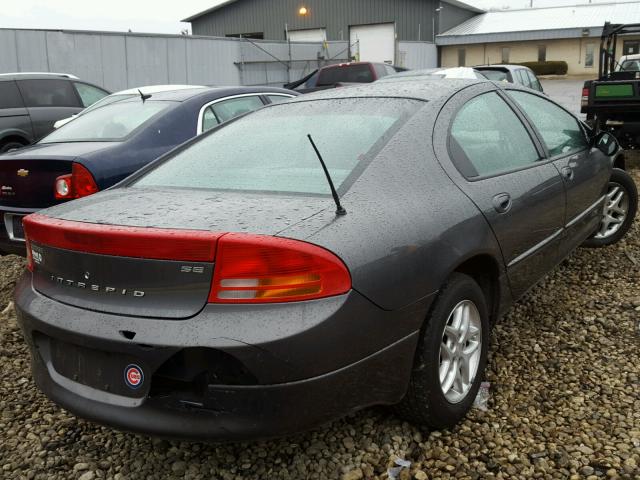 2B3HD46R83H558958 - 2003 DODGE INTREPID S GRAY photo 4