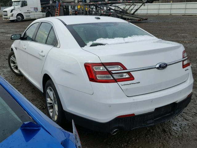 1FAHP2E85EG128389 - 2014 FORD TAURUS SEL WHITE photo 3