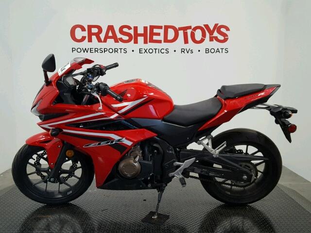 MLHPC4467H5400113 - 2017 HONDA CBR500 R RED photo 3