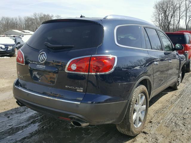 5GAEV23728J167804 - 2008 BUICK ENCLAVE CX BLUE photo 4