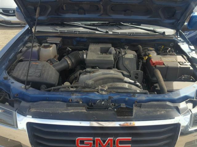 1GTH6PFE9C8105526 - 2012 GMC CANYON SLE BLUE photo 7