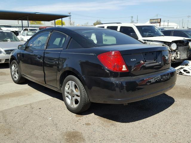 1G8AW12F03Z184442 - 2003 SATURN ION LEVEL შავი ფოტო 3