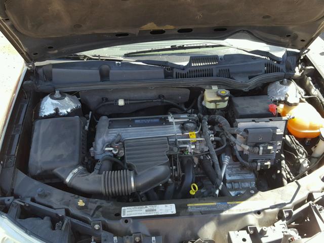 1G8AW12F03Z184442 - 2003 SATURN ION LEVEL შავი ფოტო 7