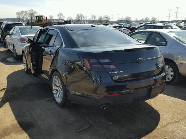 1FAHP2J8XDG136962 - 2013 FORD TAURUS LIM BLACK photo 3