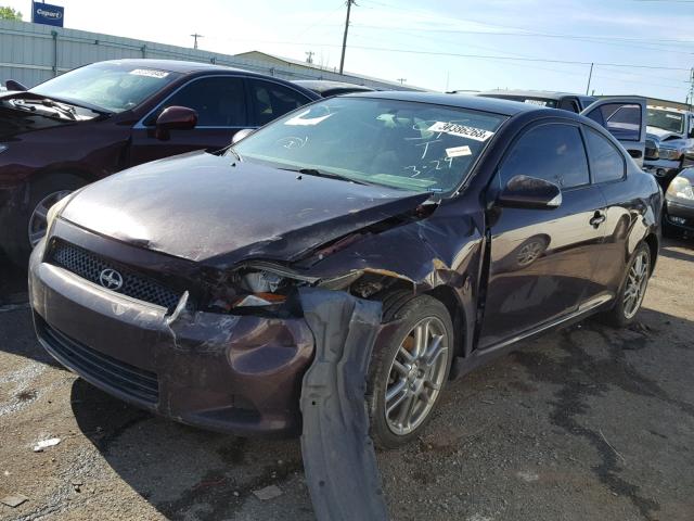 JTKDE167380269918 - 2008 TOYOTA SCION TC 紫色 照片 2