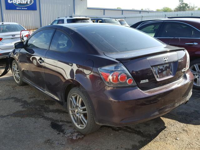 JTKDE167380269918 - 2008 TOYOTA SCION TC 紫色 照片 3