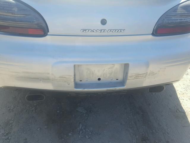 1G2WP52K41F155834 - 2001 PONTIAC GRAND PRIX ვერცხლისფერი ფოტო 9
