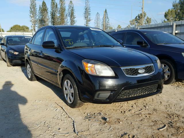 KNADH4A3XA6647236 - 2010 KIA RIO LX Սև լուսանկար 1
