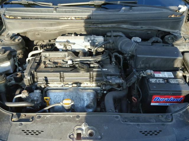 KNADH4A3XA6647236 - 2010 KIA RIO LX Սև լուսանկար 7