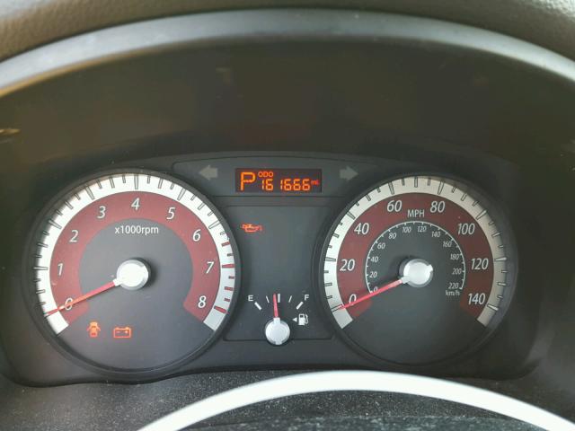 KNADH4A3XA6647236 - 2010 KIA RIO LX Սև լուսանկար 8