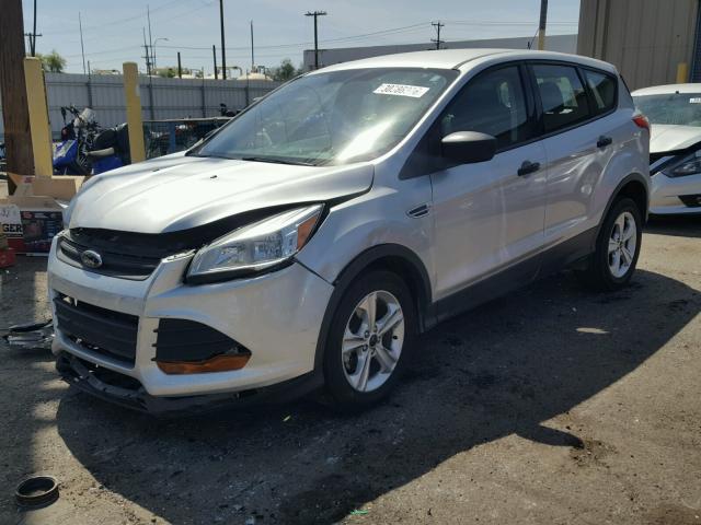 1FMCU0F72EUE57443 - 2014 FORD ESCAPE S SILVER photo 2