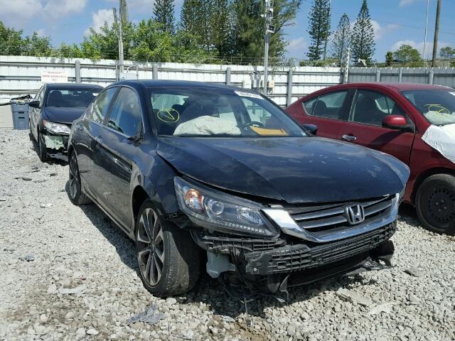 1HGCR2F53EA198254 - 2014 HONDA ACCORD SPO BLACK photo 1