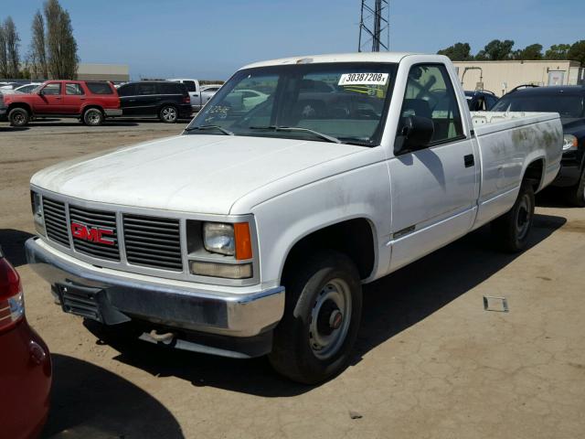 1GTEK14H3PE522995 - 1993 GMC SIERRA K15 WHITE photo 2