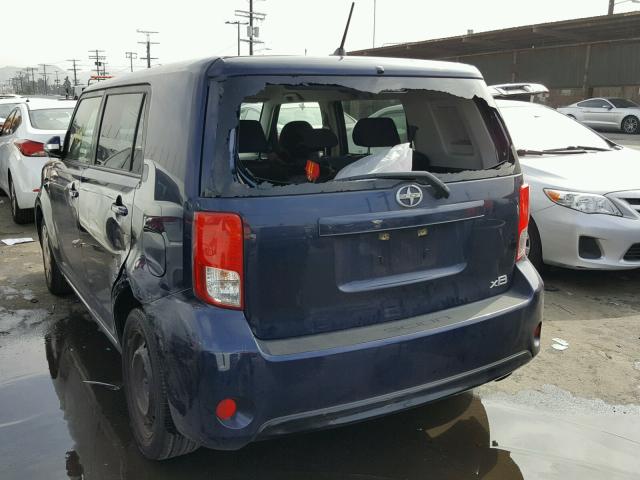 JTLZE4FE9FJ077315 - 2015 TOYOTA SCION XB ლურჯი ფოტო 3