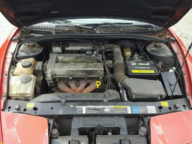 1G8ZG1578PZ289725 - 1993 SATURN SC2 RED photo 7