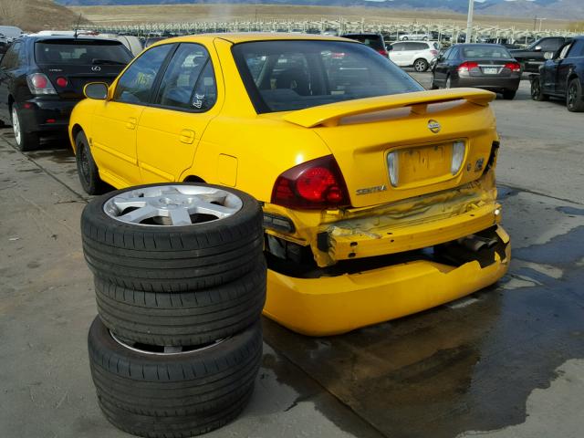 3N1AB51A56L529722 - 2006 NISSAN SENTRA SE- YELLOW photo 3