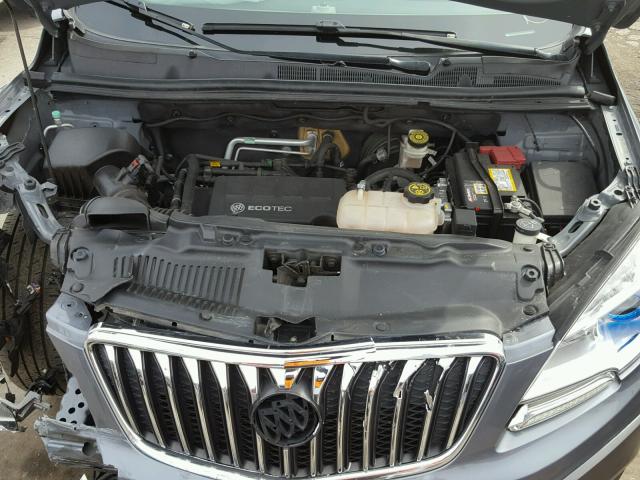 KL4CJASB3EB782430 - 2014 BUICK ENCORE GRAY photo 7