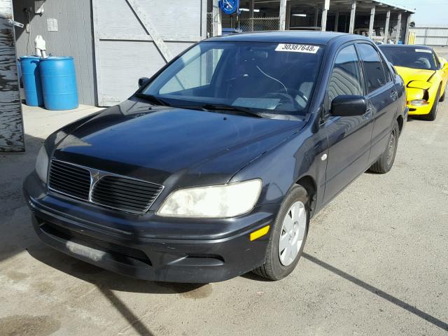 JA3AJ26E43U001664 - 2003 MITSUBISHI LANCER ES CHARCOAL photo 2