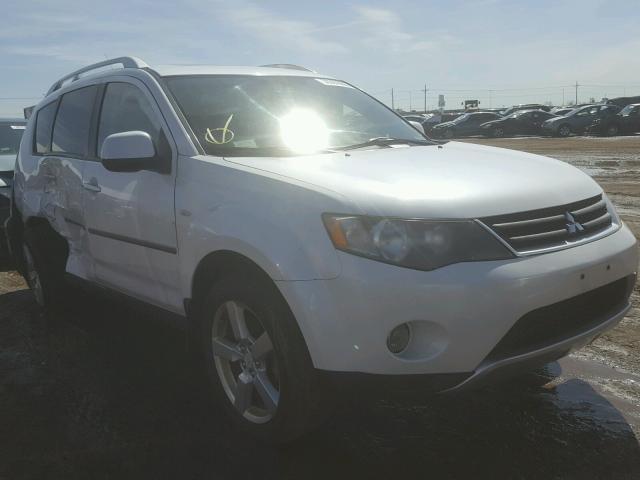 JA4MT41X57Z004315 - 2007 MITSUBISHI OUTLANDER WHITE photo 1