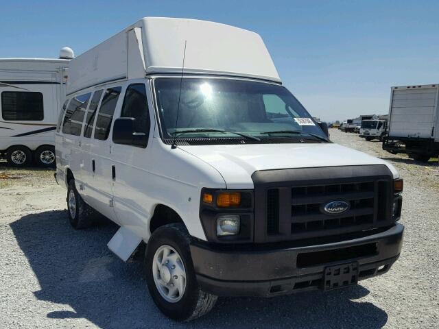 1FTDS34L09DA74168 - 2009 FORD ECONOLINE WHITE photo 1