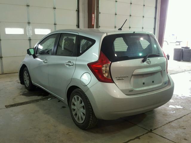 3N1CE2CP3FL407568 - 2015 NISSAN VERSA NOTE SILVER photo 3