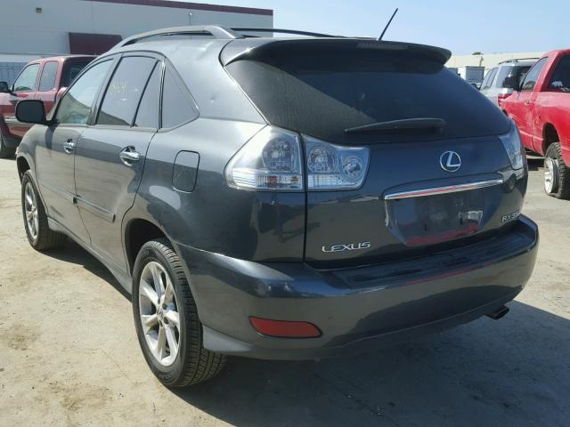 2T2GK31U08C044282 - 2008 LEXUS RX 350 BLACK photo 3