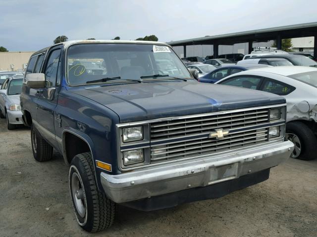 1G8EK18L3EF121933 - 1984 CHEVROLET BLAZER K10 BLUE photo 1