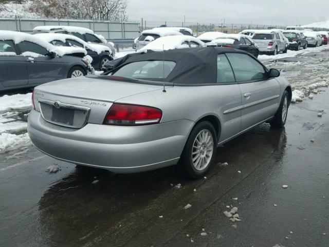 1C3EL55RX5N535921 - 2005 CHRYSLER SEBRING TO SILVER photo 4