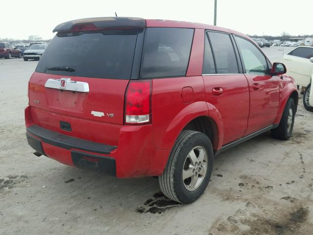 5GZCZ53497S867103 - 2007 SATURN VUE RED photo 4