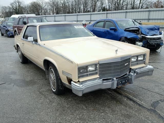 1G6AL5780EE627461 - 1984 CADILLAC ELDORADO BEIGE photo 1