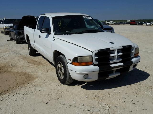 1B7FL22PXWS593631 - 1998 DODGE DAKOTA WHITE photo 1