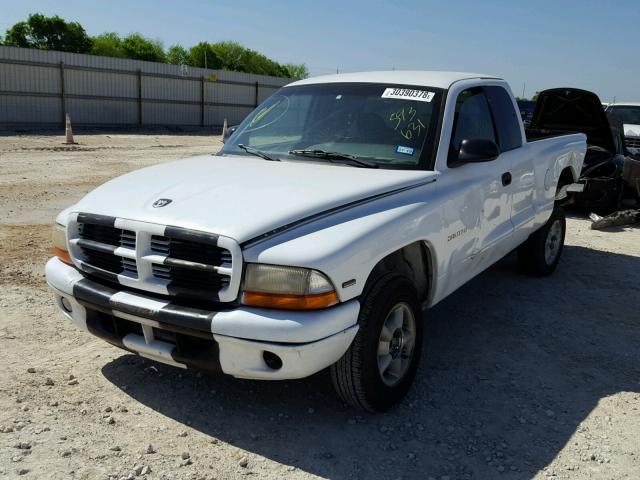 1B7FL22PXWS593631 - 1998 DODGE DAKOTA WHITE photo 2