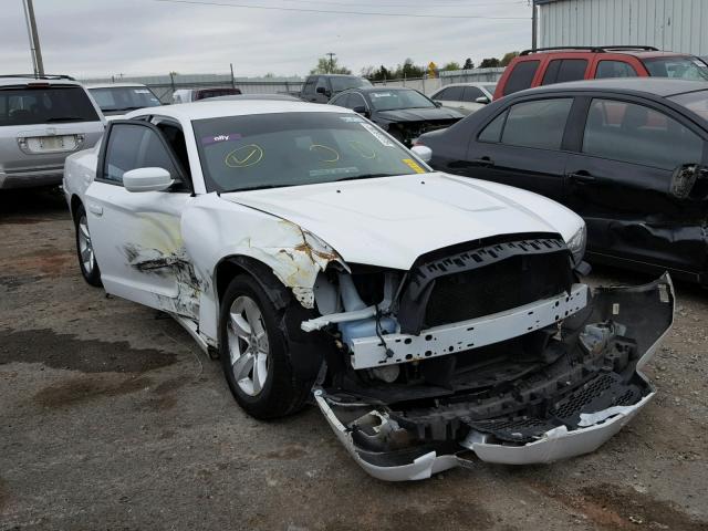 2C3CDXBG8CH140094 - 2012 DODGE CHARGER SE WHITE photo 1