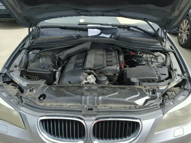 WBANA535X4B851074 - 2004 BMW 525 I SILVER photo 7