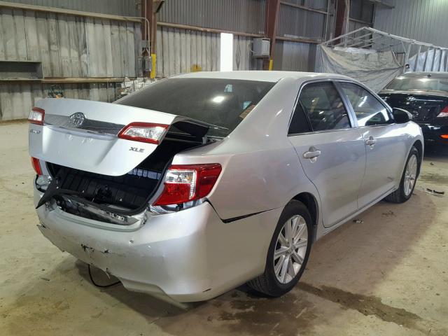 4T4BF1FK2CR222995 - 2012 TOYOTA CAMRY BASE SILVER photo 4