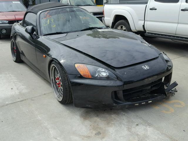 JHMAP11493T005951 - 2003 HONDA S2000 BLACK photo 1