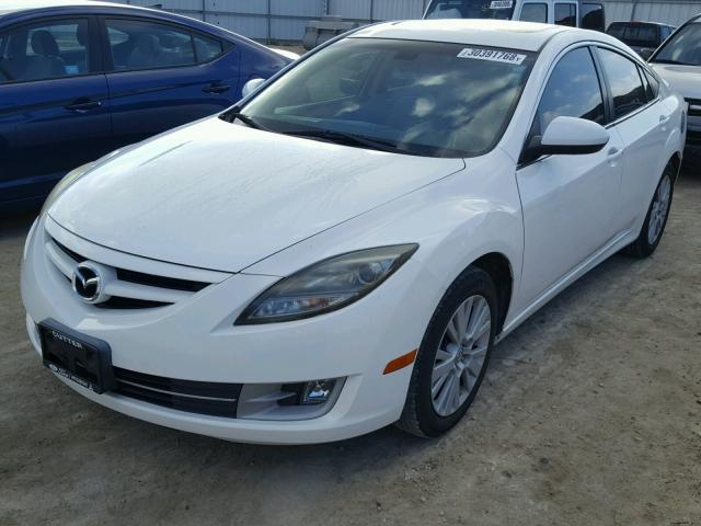 1YVHZ8CHXA5M15592 - 2010 MAZDA 6 I WHITE photo 2