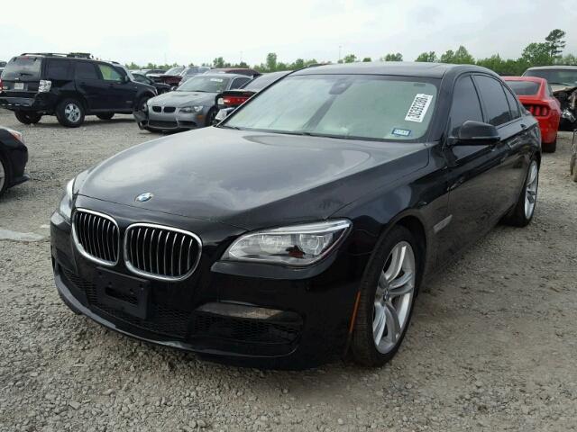 WBAYE8C59DD134057 - 2013 BMW 750LI BLACK photo 2