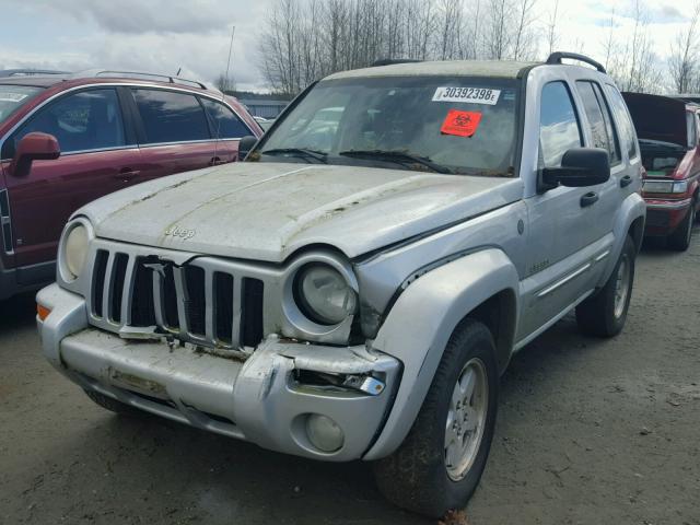 1J4GL58KX4W193554 - 2004 JEEP LIBERTY LI SILVER photo 2