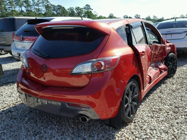 JM1BL1L42D1775579 - 2013 MAZDA SPEED 3 BURGUNDY photo 4