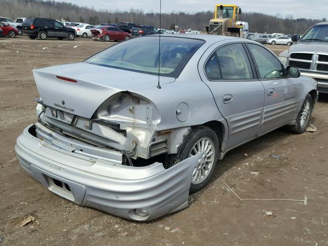 1G2NE52E0XM804903 - 1999 PONTIAC GRAND AM S Gümüş foto 4