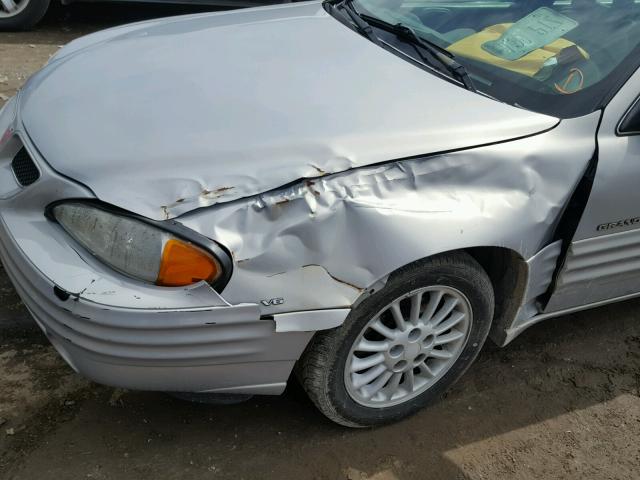 1G2NE52E0XM804903 - 1999 PONTIAC GRAND AM S Gümüş foto 9