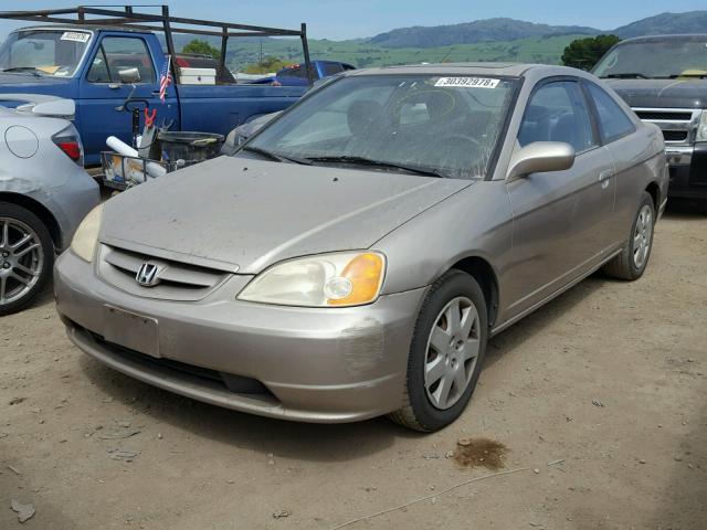 1HGEM21992L048408 - 2002 HONDA CIVIC EX Qızıl foto 2