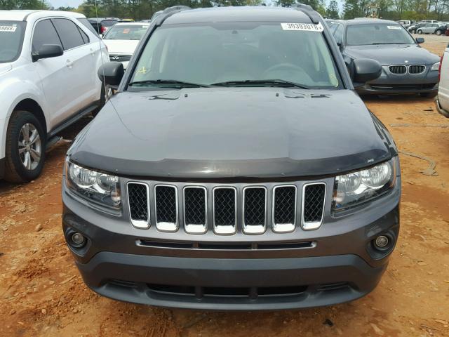 1C4NJCBB9GD502236 - 2016 JEEP COMPASS SP GRAY photo 9